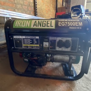Генератор бензиновий EG7500EM «IRON ANGEL» 7.5 Квт, 